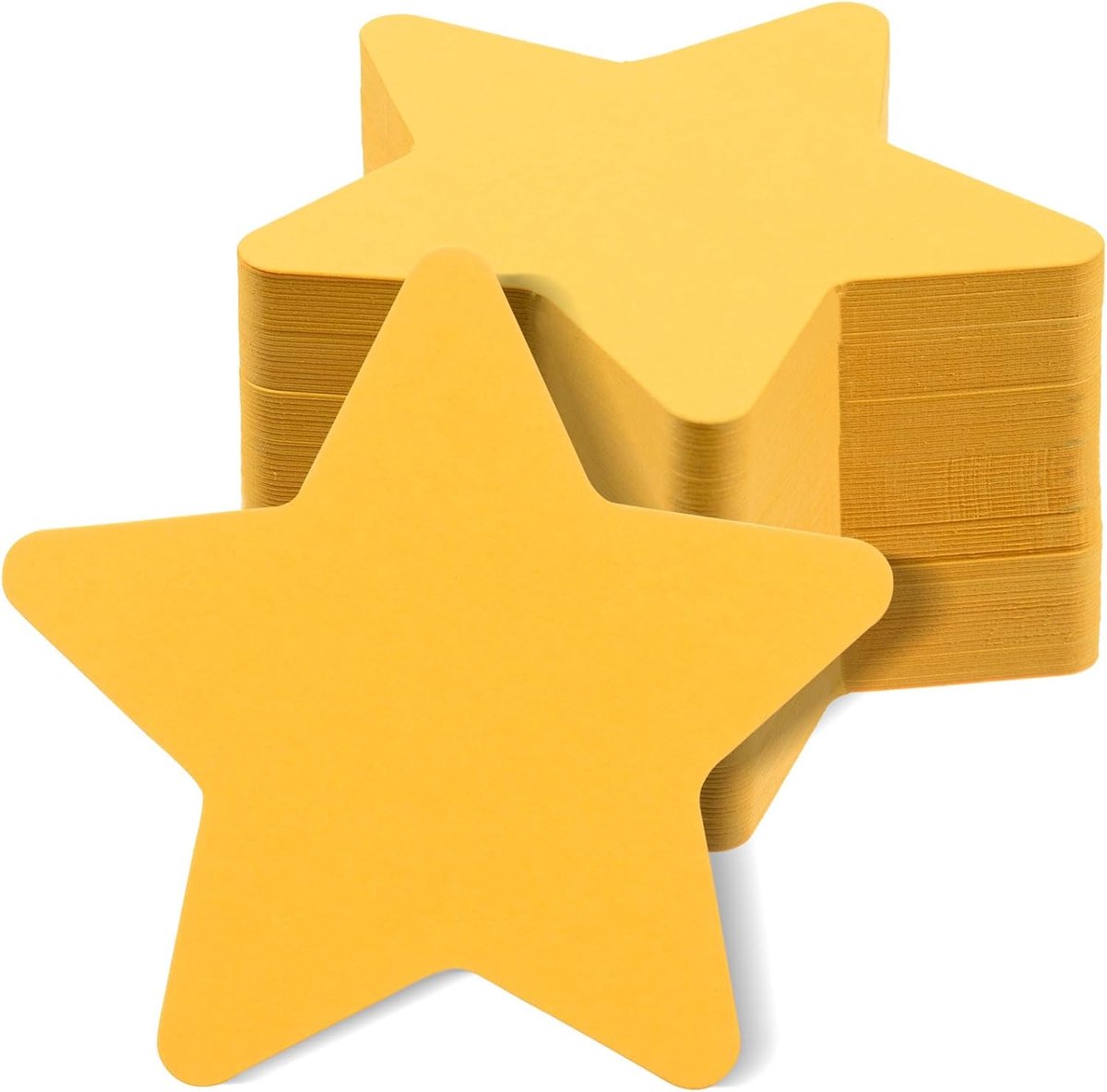 Gouden Papieren Sterren - Set Van 200 - 10x10cm - 180G Cardboard Voorgesneden - Te Schilderen/Plakken DIY - Voor Klaslokaal/Feestjes/Kerstdecoratie - Voor Leerlingen/Docenten/Hobbyisten - Goud - 10x10cm Per Stuk - 200 Stuks
