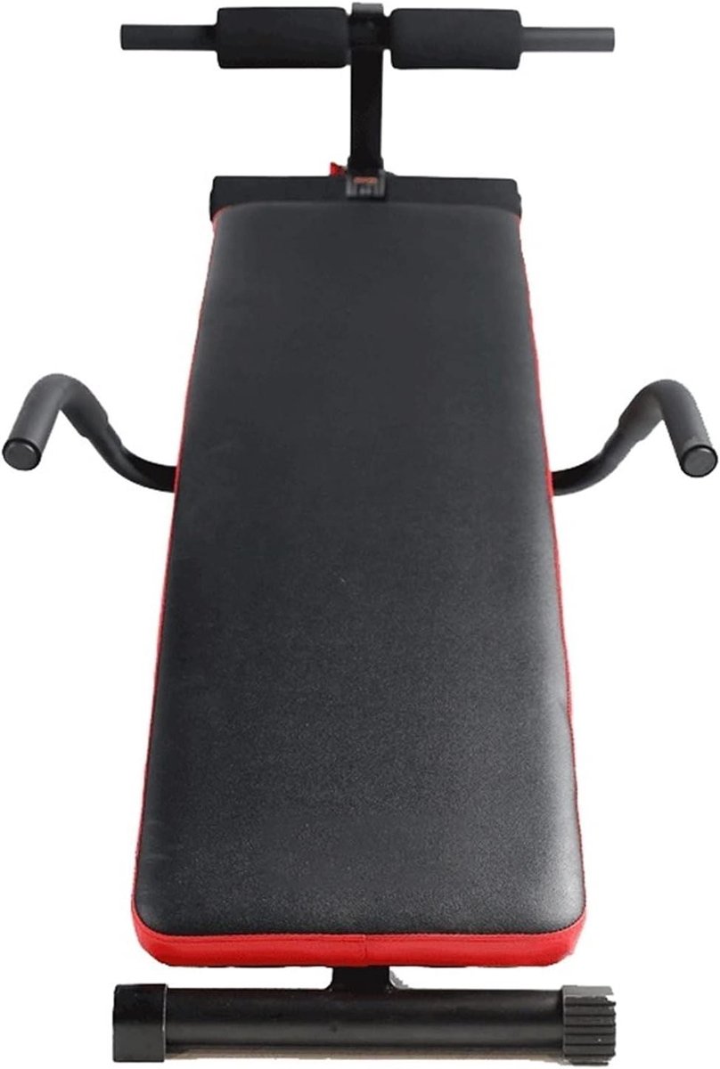 Verstelbare Gewicht Bank - Halterbank Fitness - Kracht Training - Opvouwbaar Ruimtebesparend - 57x140x70 cm - Zwart