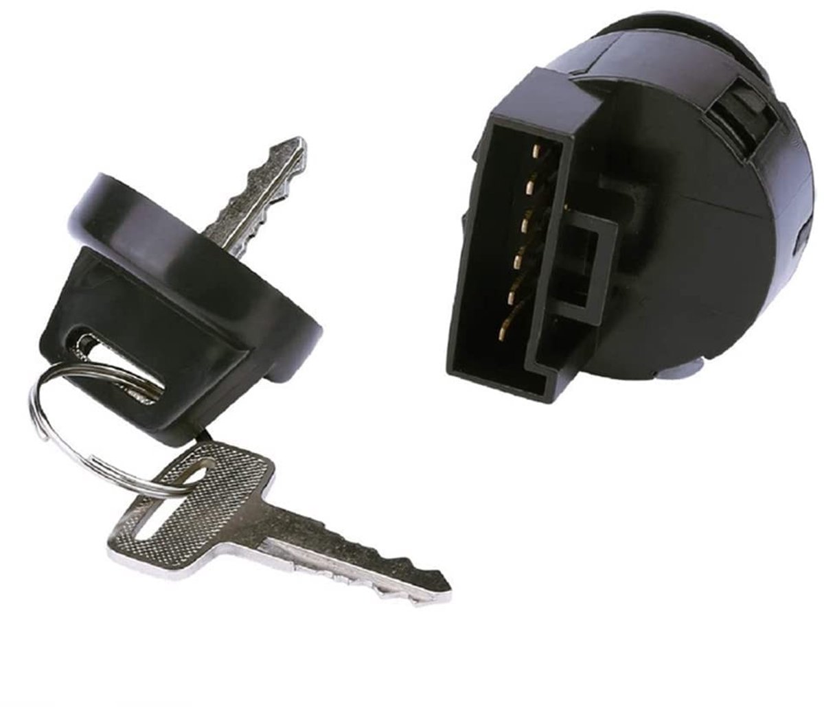 Dailygoody Motorfiets Contactslot 6 Pin Hoogwaardige Betrouwbaarheid Zwart Accessoire Geschikt voor Polaris Sportsman 400 500 700 800