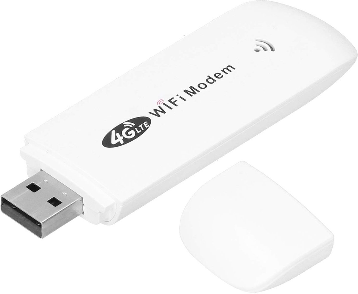 Dailygoody - OmGoods - Dailygoody - USB Wifi Modem Dongle - 4G USB Wifi Dongle Adapter - Draadloze Router met Sim-kaartsleuf - Mini Formaat - Geschikt voor Auto en Powerbank...