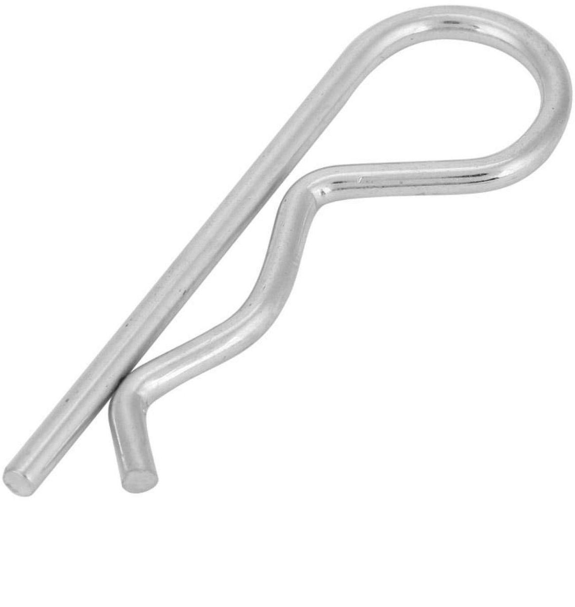 Dailygoody - B Type splitpen - Borgpennen - 10 stuks - 3,5 mm x 75 mm - Clips en haar pin - Perfect voor hydraulische ondersteuning en machines -