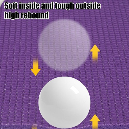 Camping Mat - Slaapmat Kampeer - Outdoor Activiteiten - Antislip Ontwerp - 173x61x0.6cm - Violet van Camping — afbeelding 3