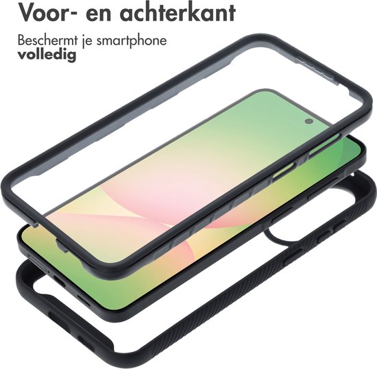 Étui imoshion - Compatible avec Samsung Galaxy A57 (5G) - Coque de Protection Intégrale 360° - Zwart