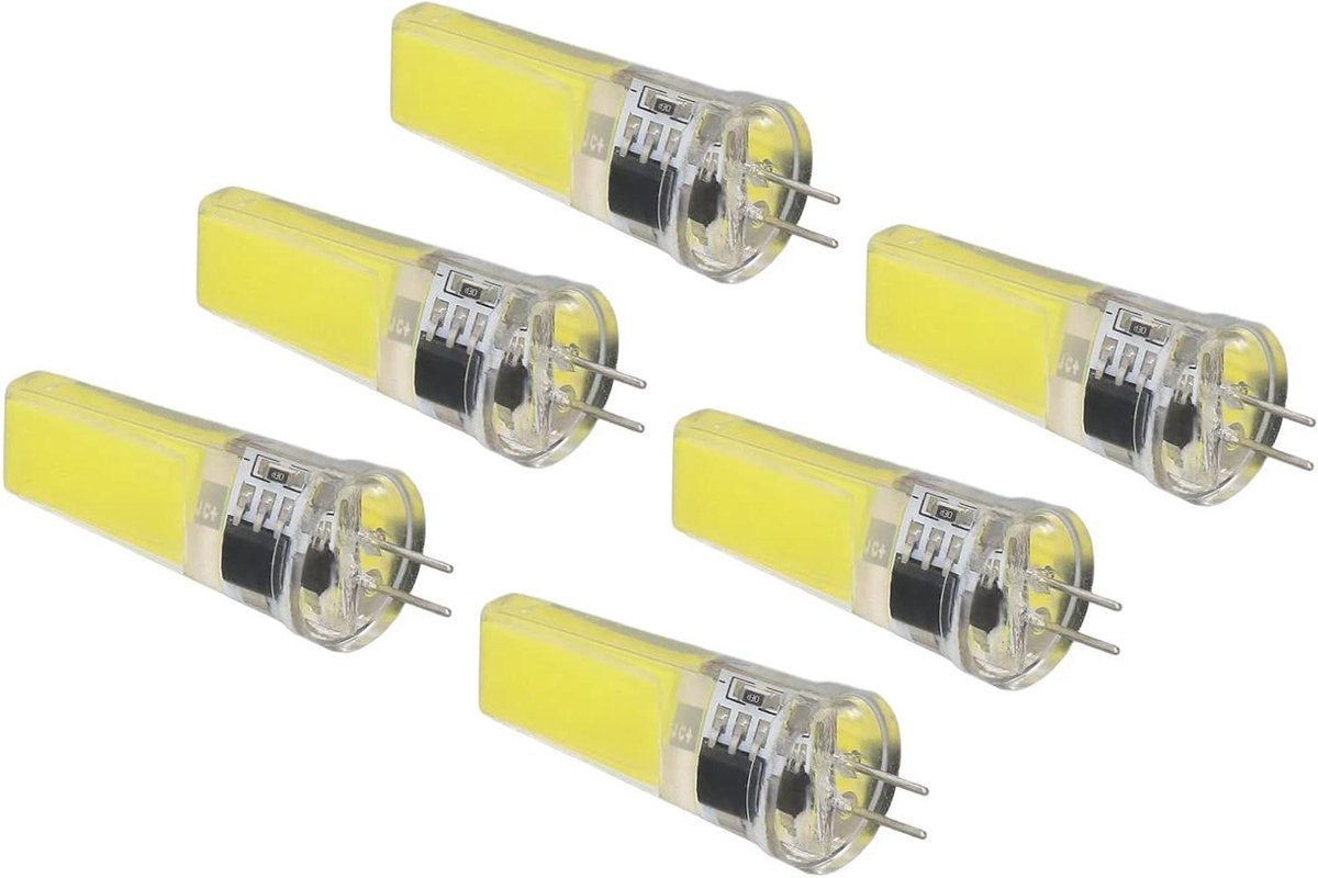 G4 LED Lampen - Standaard Lampen - Thuis Verlichten - Energiezuinig Dimbare - 6 Stuks - Warm Wit