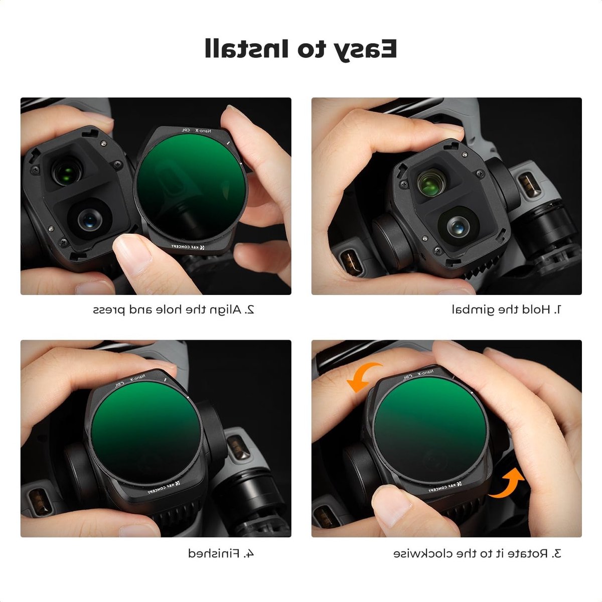 CPL Filter voor DJI AIR 3S - Circulair Polarisatiefilter met 28 Lagen Nano Coating voor Verbeterde Beeldkwaliteit en Kleurnauwkeurigheid thumbnail 6
