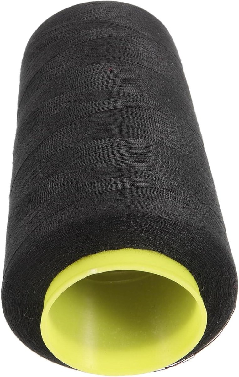 Polyester Naaigaren - Naaidraad Polyesterdraad - Kleding Maken - Voor Alle Naalden - 7x5x3 cm - Zwart