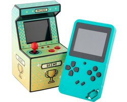 Toy Universe Retro Arcade Game 2-Pack – Handheld & Mini Arcade Console | 200 Ingebouwde 8-Bit Spellen | 2.5 & 2.8 TFT Schermen | Draagbare Game Consoles voor Jong en Oud | 2 Jaar Garantie