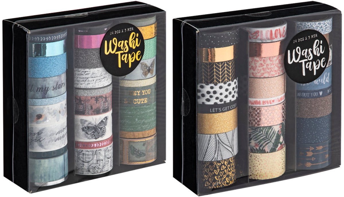 Washi Tape 48pcs - Bullet journal - Washi-Tapes — afbeelding 4