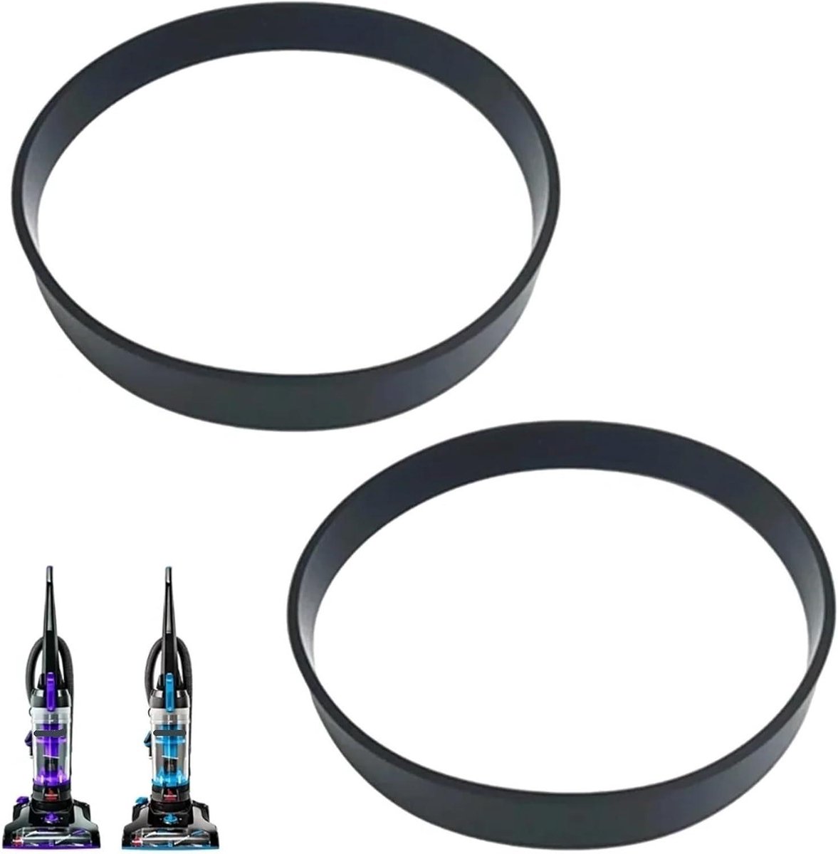 Vervangende riem, for Bissell, PowerForce Helix-stofzuiger, compatibel met modellen 2191, 2191U, 2190, 1797, 1700 Onderdeelnr. 2031093 Stofzuigerriem
