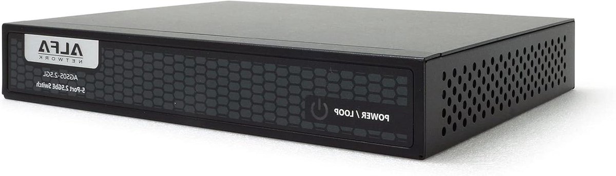 Ethernet Switch - Netwerk Hub - Snelle Dataoverdracht - Vijf 2.5Gbps Poorten - 5 Poorten - Metaal