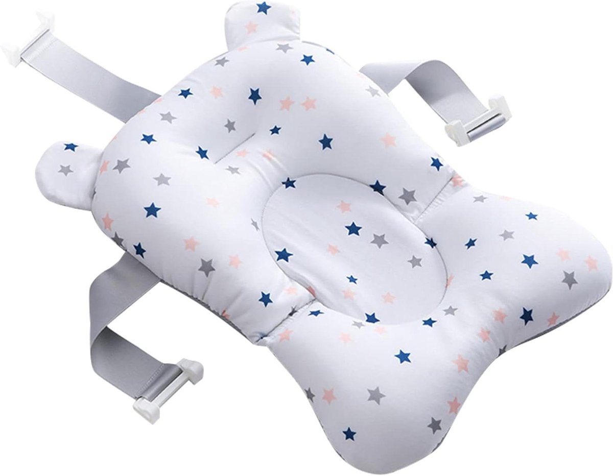 Babybadje - Badzitje Baby - Veilig Wassen - Sterk Drijfvermogen - Universeel - Blauw
