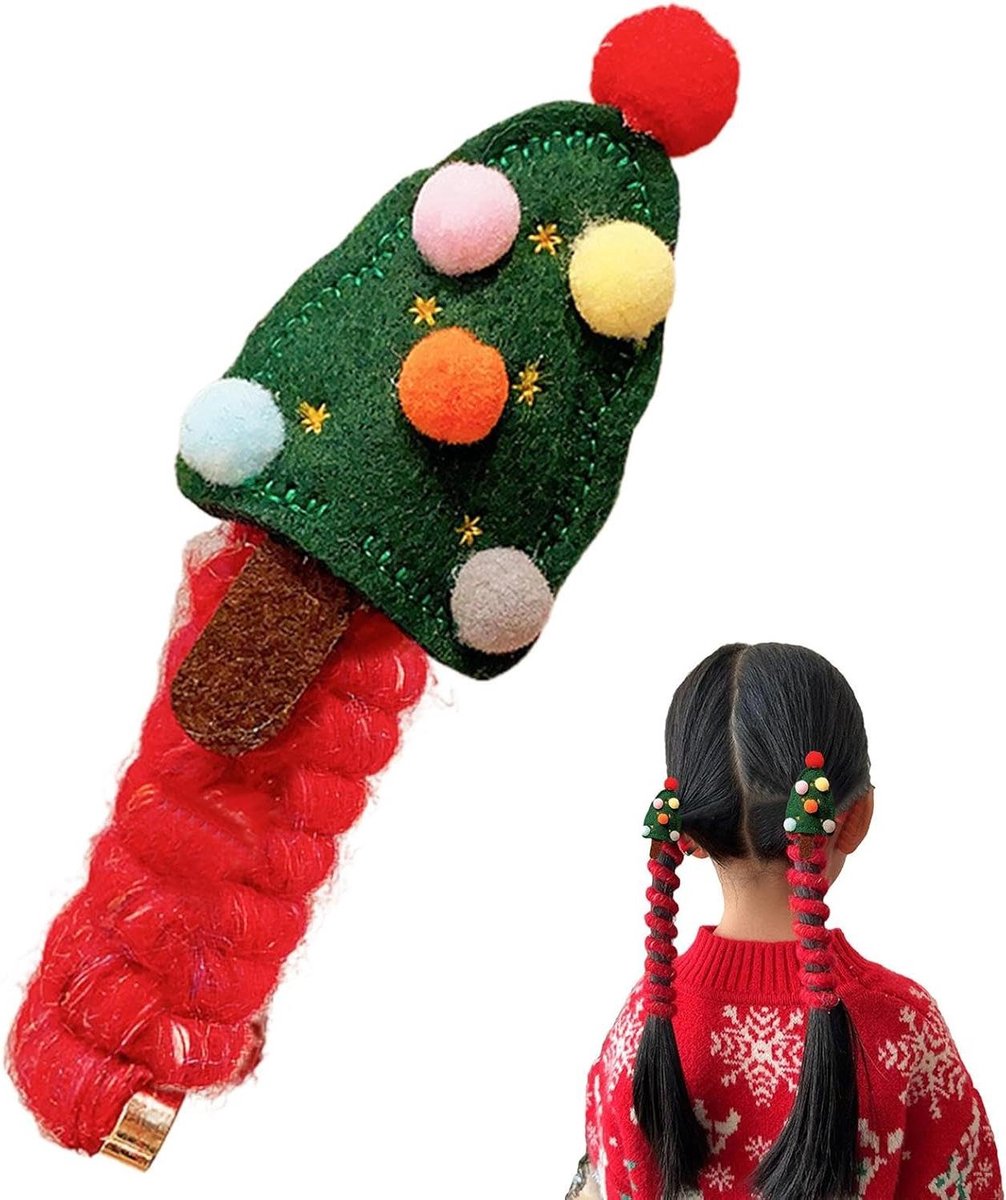 Kerst haarlint - Haaraccessoires - Feestelijke Stijl - Zonder Haarbreuk - 8 x 2 cm - Multicolor