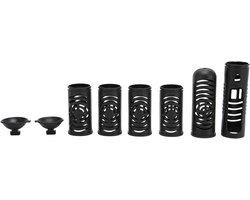 Aquarium Heater Beschermhoes - Verwarmer Beschermer - Vis Gezondheid - Explosieveilig ABS Materiaal - 425mm Lengte - Zwart