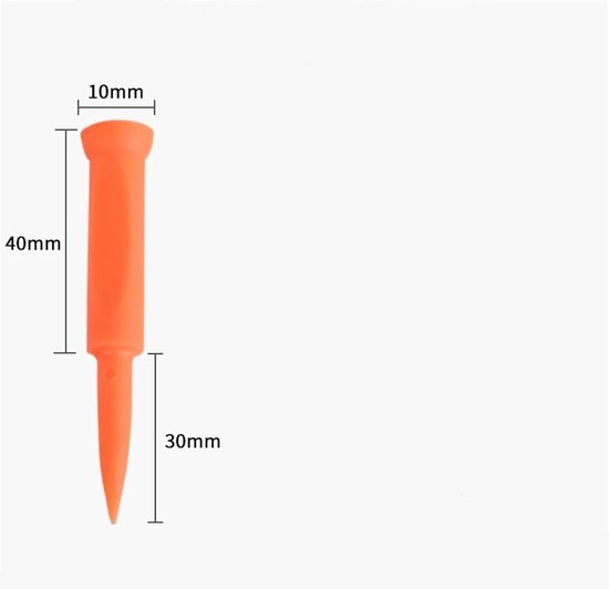 Golf Tees - Golfballen Houder - Golf Training - Stabiele Balhouder - 70mm 20 Stuks - Multicolor van GOLF — afbeelding 2