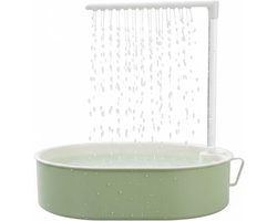 Vogel Douche Bad - Automatische Drinkfontein Vogelbad - Hygiënisch Baden - Stromend Water - 35 x 32 x 83 cm