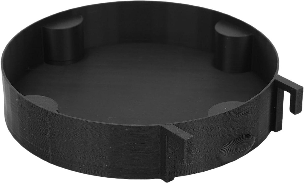 Lekbak Koffiezetapparaat - Opvangbak Koffie - Voorkomt Morsen - Precieze Pasvorm - 14 x 14 x 3 cm - Zwart