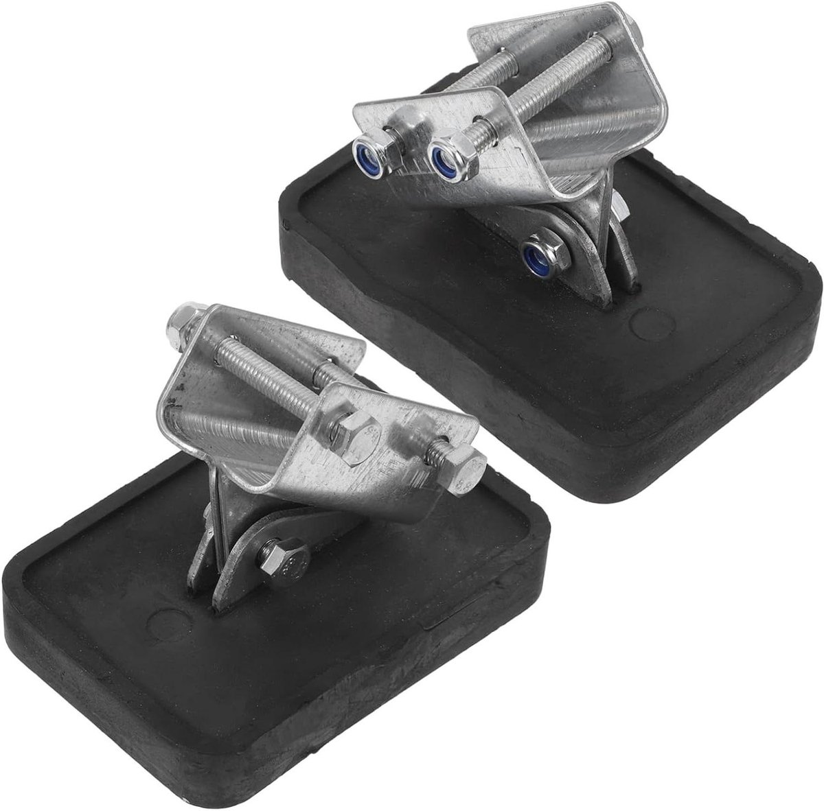 Laddervoet Bedekking - Ladderstabilisator Ladderpoot - Veilig Werken - Antislip Rubber Materiaal - 10 x 7 x 7 cm - Zwart