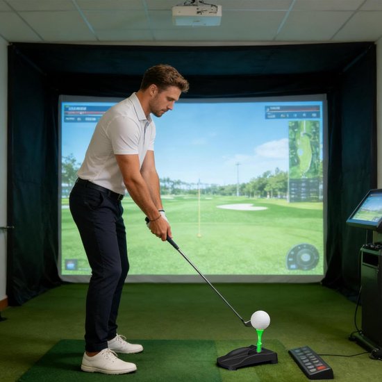 Golf Tee Houder - Golf Tee Base - Golf Training - Stevige Grashouder - 50g - Zwart van GOLF — afbeelding 3