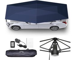 Automatische Autotent - Autohoes Zonnedak - Voertuig Beschermen - Afstandsbediening Bediening - 4.2m - Zilver