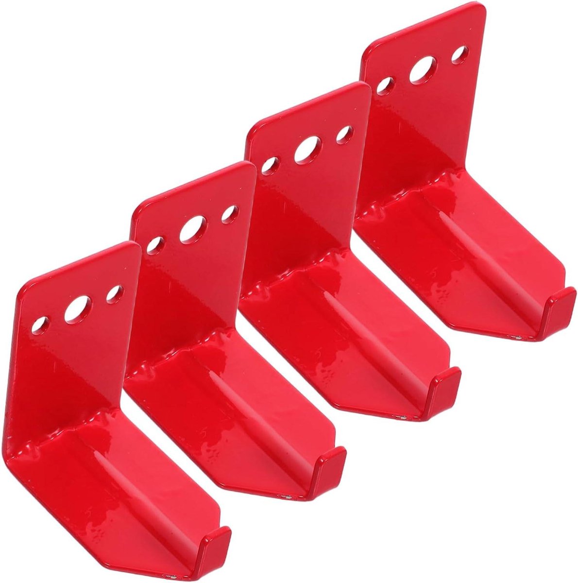 Brandblusser Bevestiging - Muurbeugel Houder - Veiligheid Thuis - Robuuste Constructie - 6x6x4CM - Rood