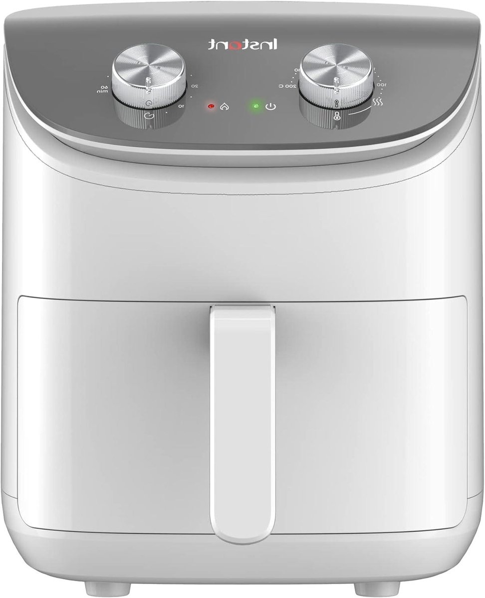 Heteluchtfriteuse - Compacte friteuse - Gezond koken - Energiebesparend - 38 liter - Wit