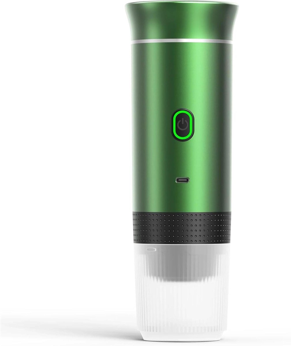 Draagbaar Koffiezetapparaat - Reis Koffiemachine - Koffie Zetten Onderweg - 3-in-1 Capsule Poeder - 100 Milliliter - One Color