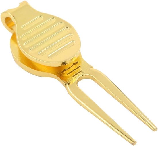 2 in 1 Metalen Golf Divot Tool met Magnetische Ball Marker, Handige Pitch Repairer voor Golfaccessoires en Groene Reparatie voor Golfspelers — afbeelding 2