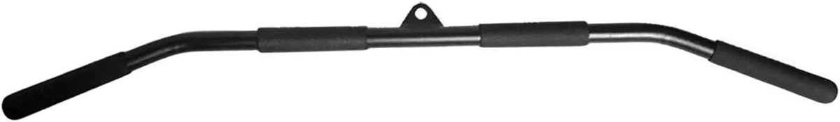Lat Pull Down Bar - Kabelmachine Handgreep - Kracht Training - Dubbele Handgreep Ontwerp - 99 cm - Zwart