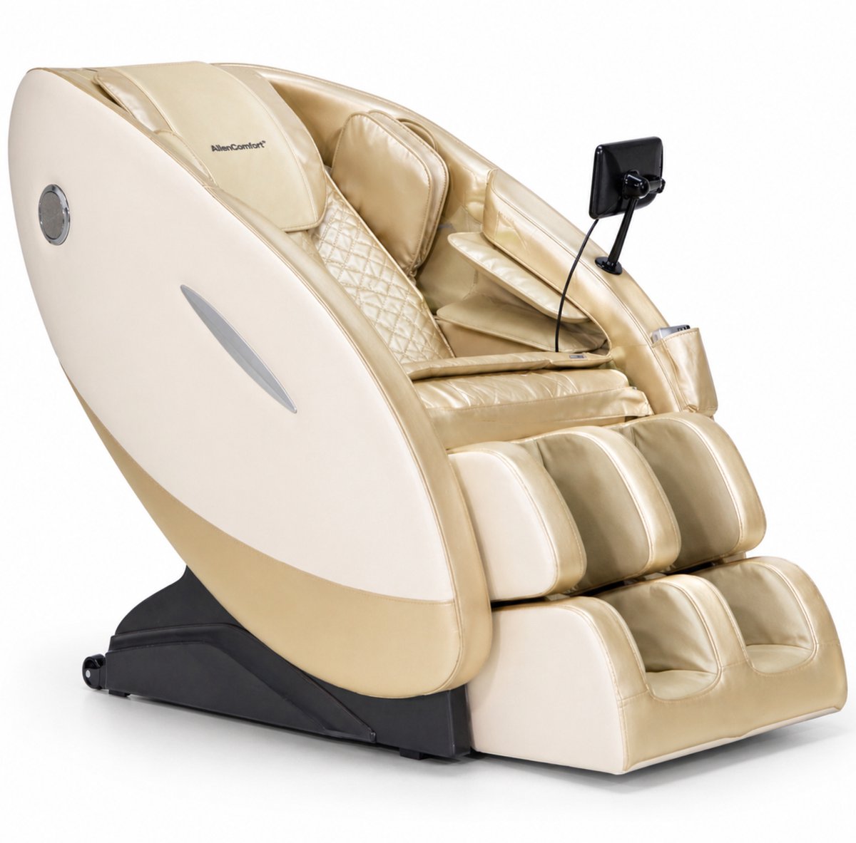 AlienComfort™ Massagestoel MARS - 3D Massagerollers - Trilmassage, Shiatsu & Compressie - Compact model - Surround sound - Verwarming - Massage stoel - Massagestoel Elektrisch - Massage apparaat - Massage gun