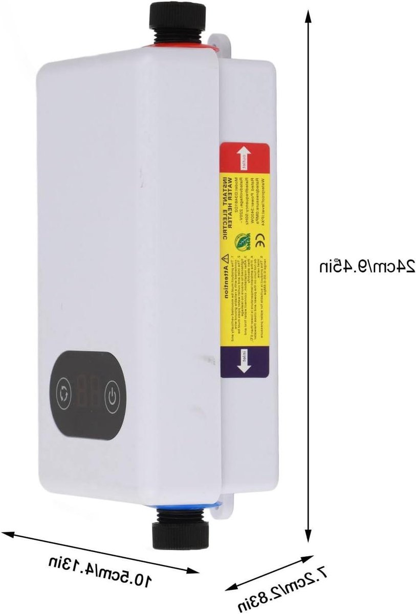 Elektrische Boiler - Directe Verwarming - Direct Warm Water - Energiebesparend Model - 3400 Watt - Roestvrij Staal