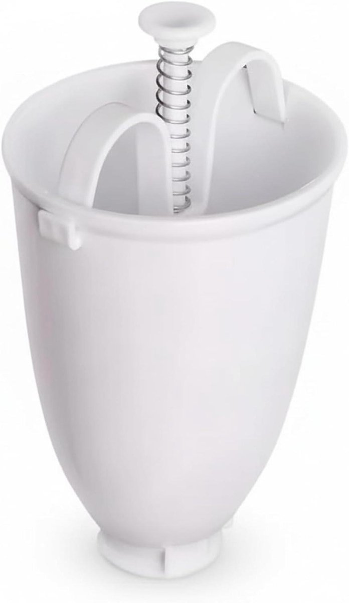 Donutmaker - Bakvorm - Zelf donuts maken - Eenvoudig persveer - 100 Gram - Wit