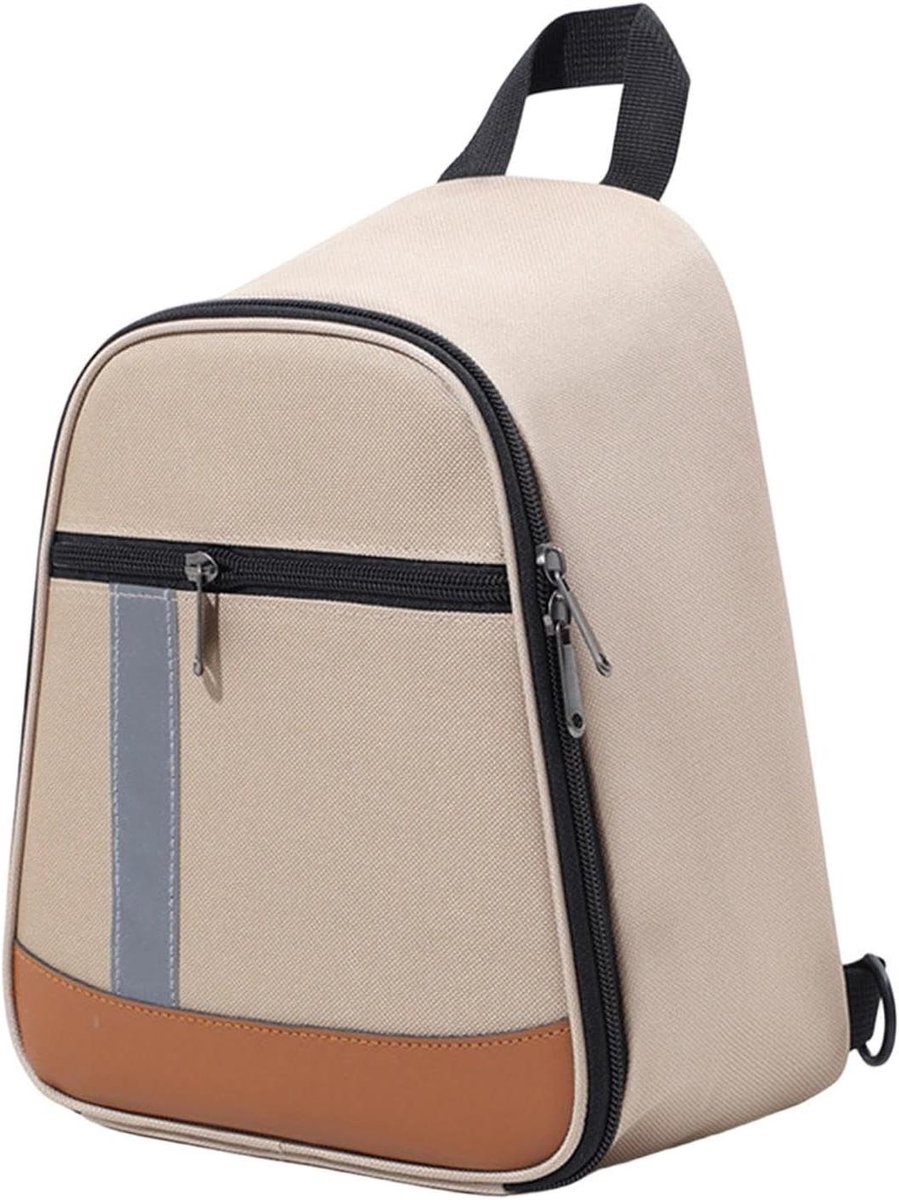 Koeltas Dames - Lunchbox Herbruikbaar - Maaltijden Meenemen - Verstelbare Schouderriem - Grote Capaciteit - Khaki