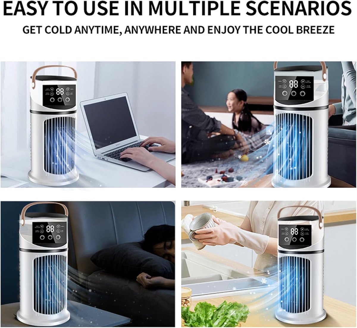 Draagbare Airco Unit - Verkoeler Ventilator thumbnail 6