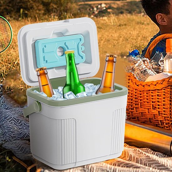 Geïsoleerde Koelbox - Draagbare Koeler - Buitenavonturen - Geavanceerde Isolatie - 10 Liter - Zwart — afbeelding 5