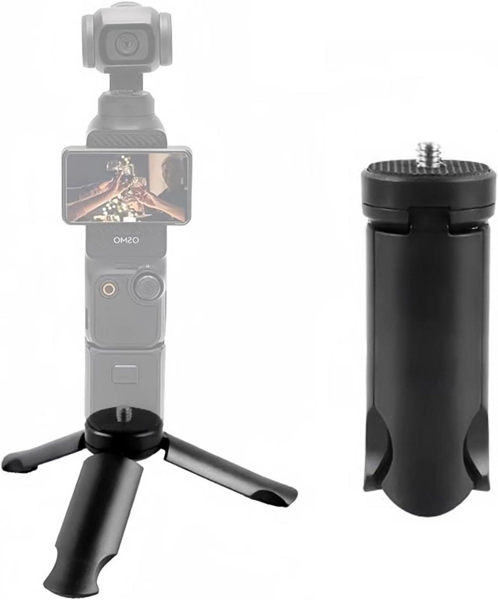 Mini Statief - Tafelstatief Camera - Stabiliseren Opnames - Compact Lichtgewicht - 8.4 x 3.1 cm - Zwart