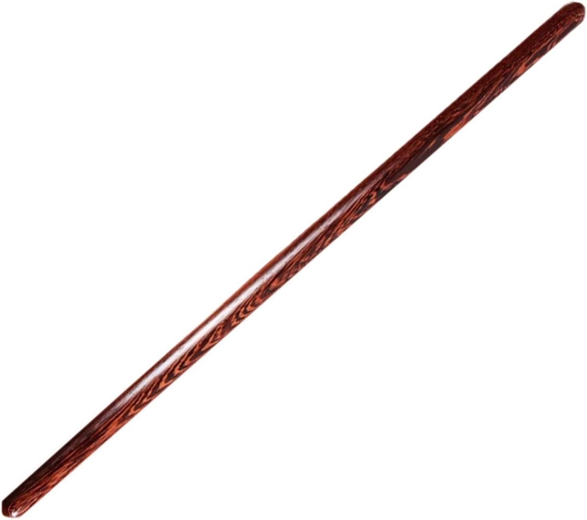 Tai Chi Liniaal - Qigong Stick - Houding Verbeteren - Traditioneel Handwerk - Tot 80 cm - Houtkleur