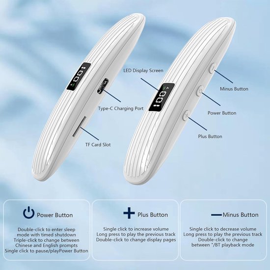 Slaap Speaker - Kussen Luidspreker - Rustig Slapen - Ultradun Profiel - 10 cm - Wit — afbeelding 4