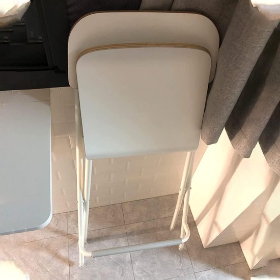 Klapstoel - Opvouwbare stoel - Buiten zitten - Ergonomisch ontwerp - 103 cm hoog - Zwart — afbeelding 5