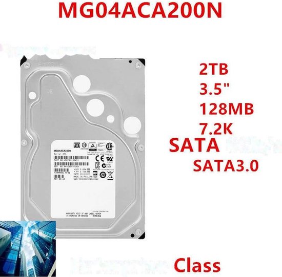 Interne Harde Schijf - Opslag Schijf - Data Opslag - Enterprise Class - 2 TB - Niet Van Toepassing van Interne Harde Schijf — afbeelding 2