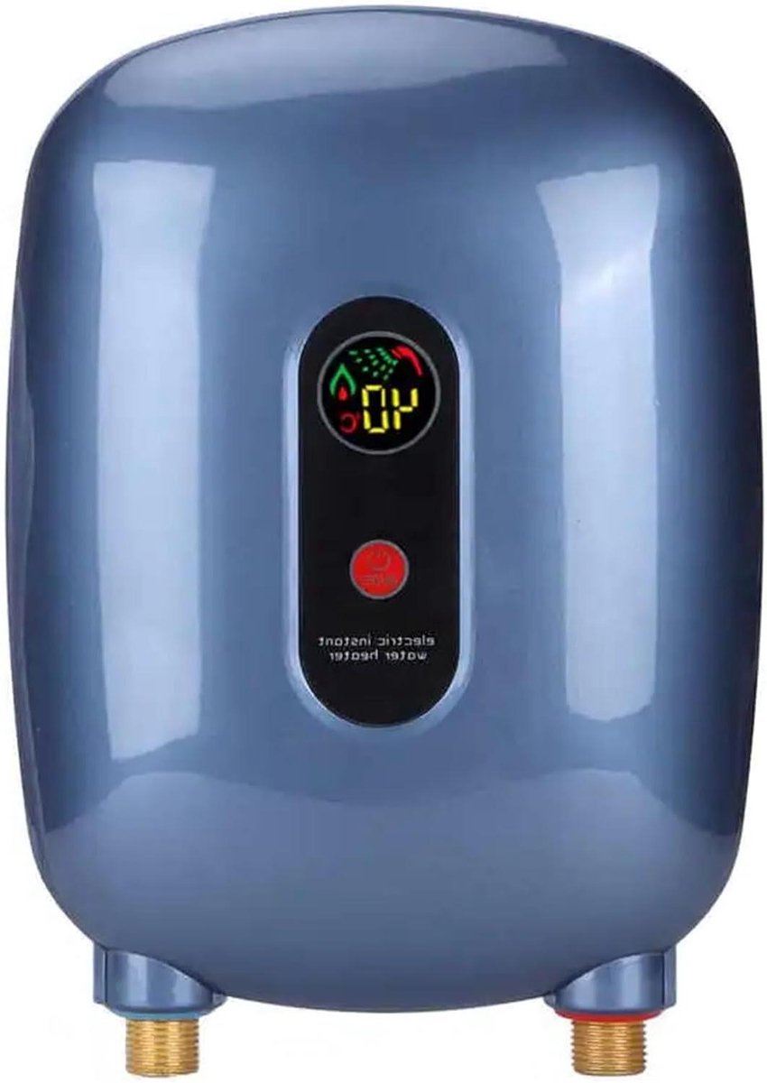 Doorstroomboiler - Waterverwarmer Tankloos - Direct Warm Water - 3 Seconden Snelle Verwarming - 29 x 19 x 8 cm