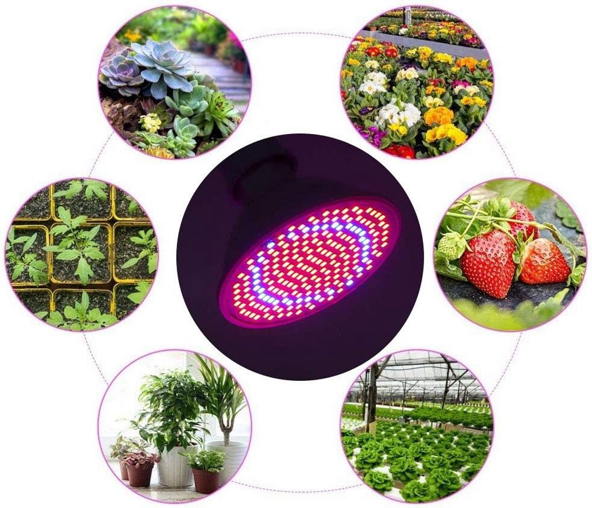 Kweeklamp LED - Plantenlamp Groeilamp - Planten Kweken - Rood Blauw Spectrum - 95 mm - Niet gespecificeerd