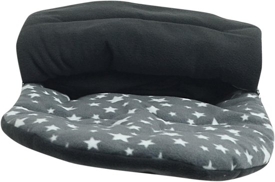 Fleece Voetenzak - Babyzak Stoelvoering - Kinderwagen Warm Houden - Uitritsbaar tot Stoelvoering - 46 x 40 cm - Grijs — afbeelding 4