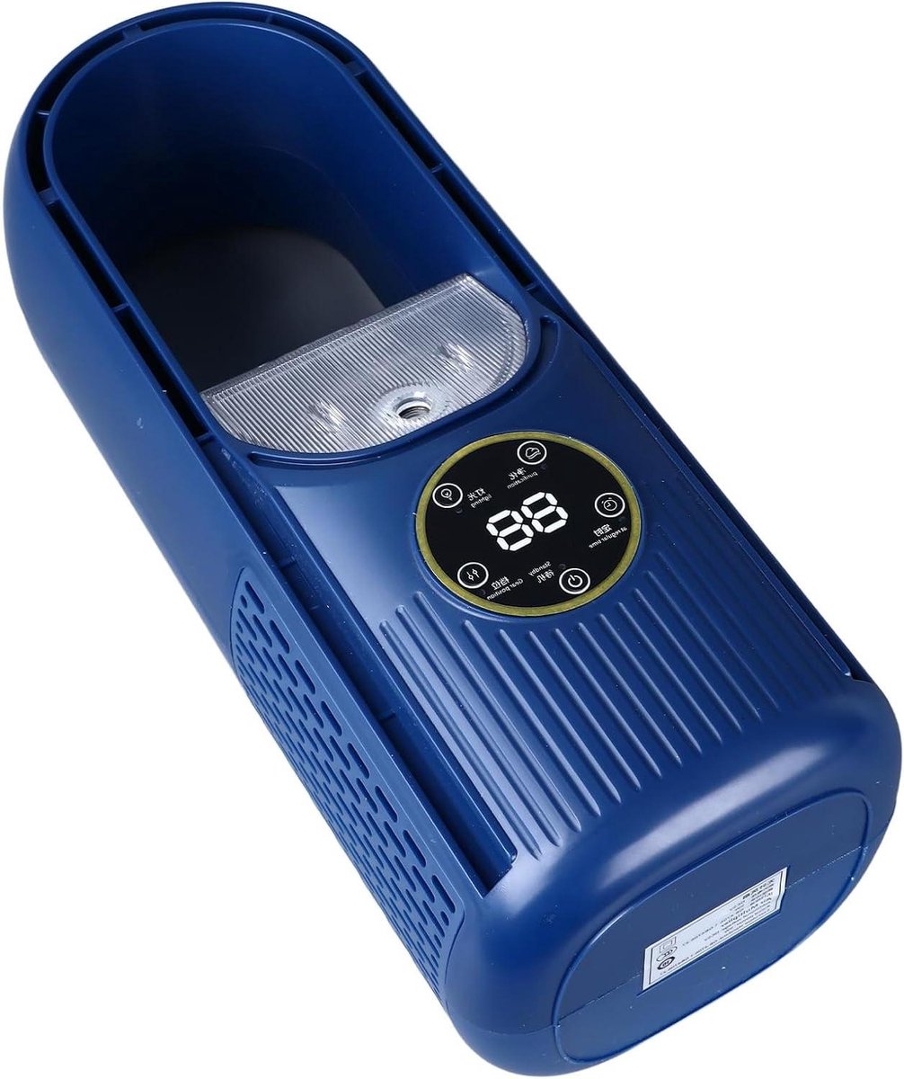 Bureauventilator Bladloos - Tafelventilator USB - Persoonlijke Verkoeling - 6 Snelheden Instelbaar - 31x14x12 cm - Blauw