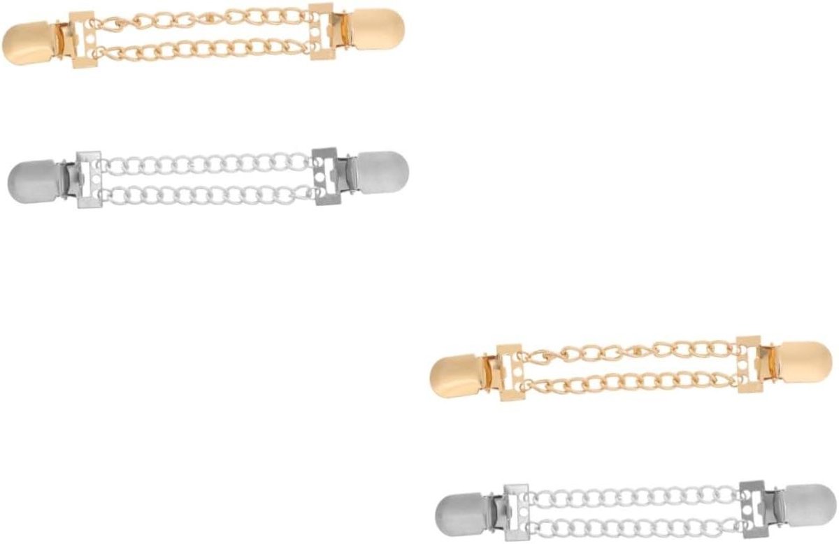 Vest Clips - Trui Clips - Kleding Versieren - Zinklegering - 15x2x1cm - Goudkleurig