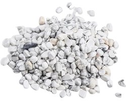 Aquarium grind - Aquarium stenen - Aquarium decoreren - Natuurlijke textuur - 5-10 mm - Wit