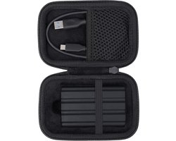Hardcase voor Samsung T7 Shield/T9 SSD - EVA Schokbestendige Opbergtas voor 1TB, 2TB, 4TB Externe Solid State Drives met Bescherming en Reisgemak