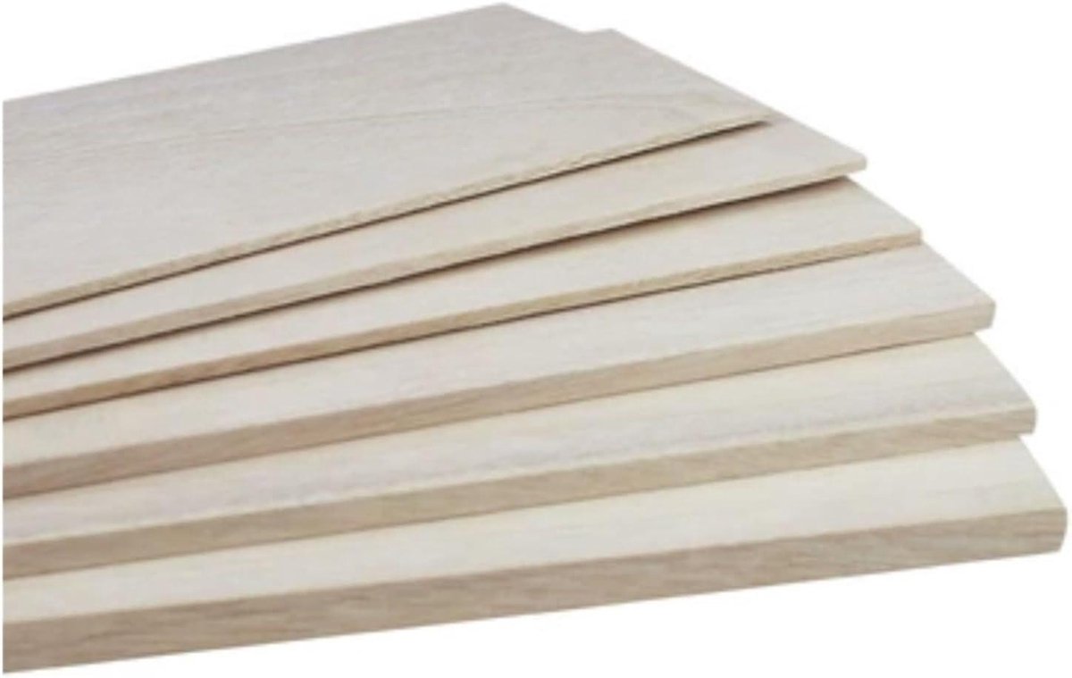Houten Planken - Blokhout Set - Doe-het-zelf Projecten - Natuurlijke Textuur Variatie - 200x100 mm - Niet gespecificeerd