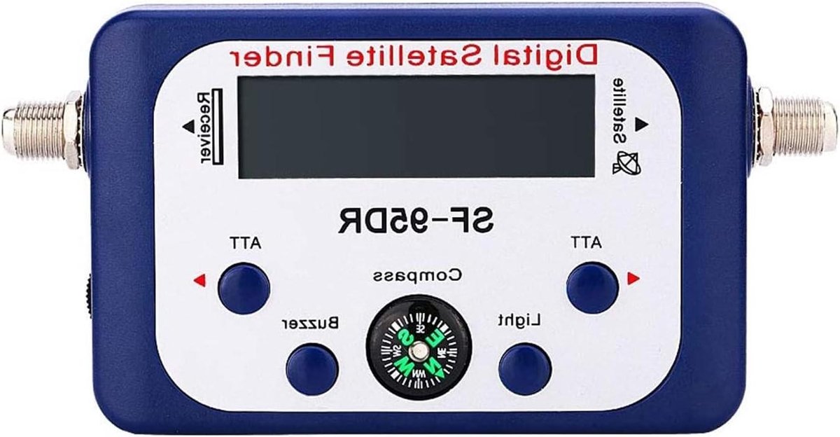 Functiegenerator Satellietzoeker - Signaalmeter TV - Satellieten Vinden - Digitale Weergave Kompas - Mini-formaat - One Color