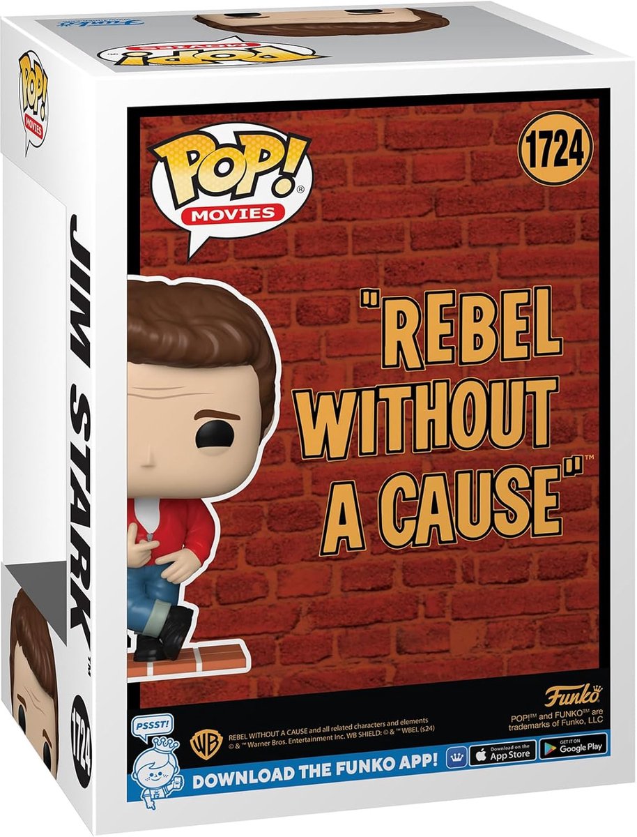 Jim Stark Vinyl Figur - Rebel Without a Cause - Verzamelen - Film Thema - 4.25 inch - Multicolor — cadeau in Spellen & Speelgoed - foto 6