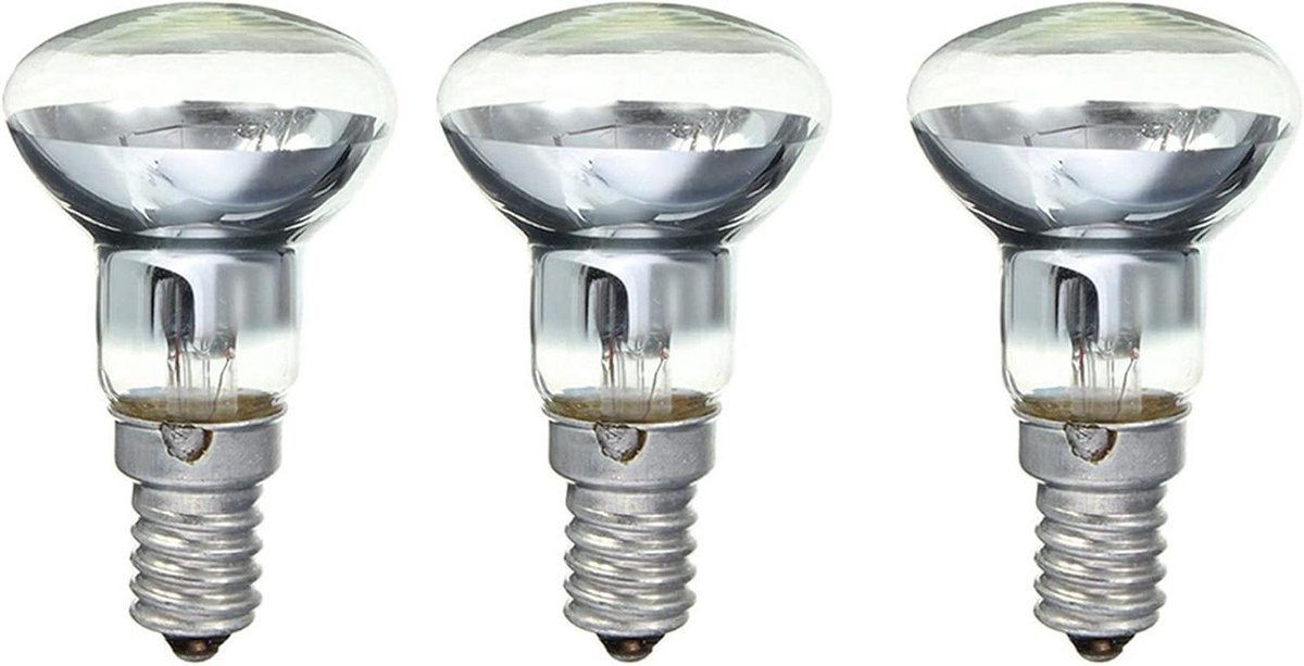Lavalamp Gloeilampen - Vervangingslampen - Decoratieve Verlichting - R39 Reflector - 30W E14 - Transparant